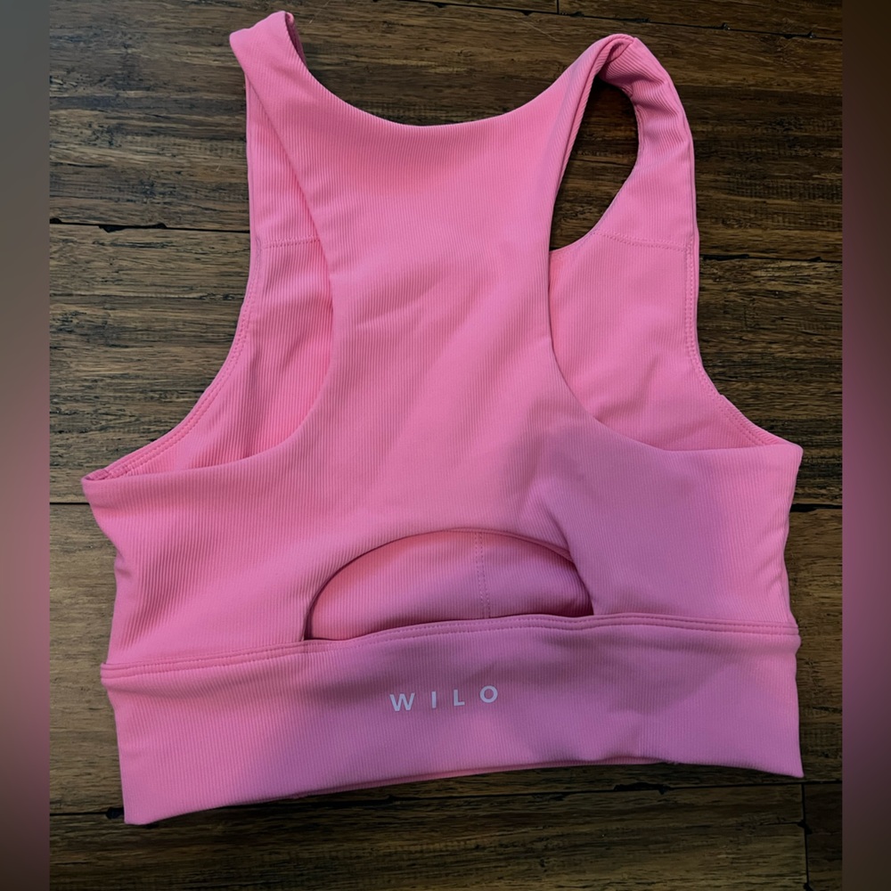 Longline racerback sports bra top